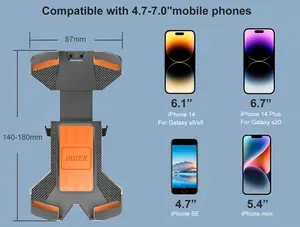 ODIER耐衝撃性安定した携帯電話スタンドポータブルフレキシブル屋外スポーツ高さ互換電話セルホルダーオートバイ