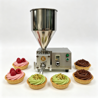 Machine à garnir les donuts, croissants, éclairs, macarons, cupcakes, muffins, biscuits, tartes, crèmes, confitures, chocolats, framboises, matcha