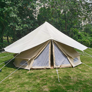 Tente <span class=keywords><strong>yourte</strong></span> de luxe pour le camping en plein air, tente pyramidale en forme de cloche, tissu Oxford, imperméable quatre saisons, <span class=keywords><strong>une</strong></span> chambre, hôtel de style indien - Product Image 3