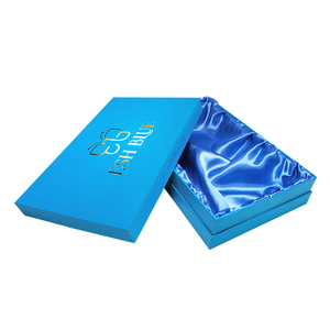 Biểu Tượng Tùy Chỉnh Sang Trọng Hai Mảnh Các Tông Giấy Bao Bì Có Thể Tháo Rời Nắp Cứng Nhắc Hộp Quà Tặng Với Lụa Satin Lót - Product Image 4