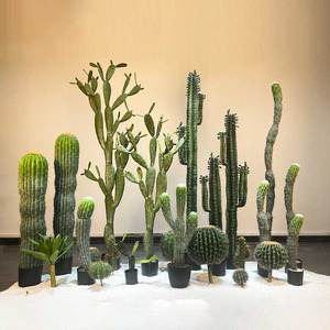 Planta de <span class=keywords><strong>Cactus</strong></span> Artificial de Plástico, Decoración para el Hogar, <span class=keywords><strong>Cactus</strong></span> Artificial para Interiores, Árboles <span class=keywords><strong>Artificiales</strong></span>, Decoración de Jardín, Plantas Falsas, Plantas <span class=keywords><strong>Artificiales</strong></span> - Product Image 2