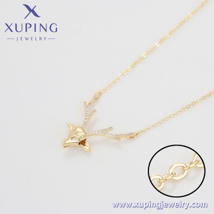 Collana-01778 xuping dolphin collana gioielli collana con ciondolo moda placcato oro 14k - Product Image 4