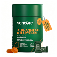 Complément alimentaire en gommes de Shilajit de l'Himalaya et d'Ashwagandha pure, personnalisé et en marque blanche, pour la vente en gros