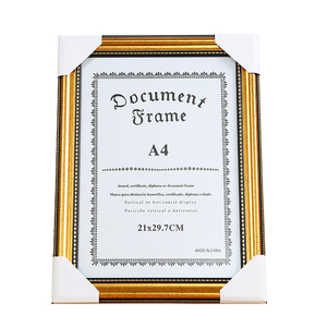 Mengkai Luxury <strong>A3</strong> A4 A5 A6 Certificate <strong>Frame</strong> <strong>Gold</strong> Document Picture <strong>Frame</strong> - Product Image 4