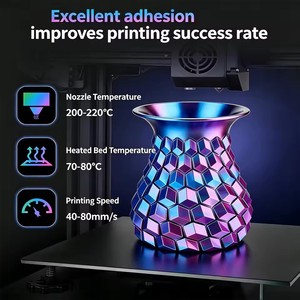 Antinsky PLA Silk Dual Colors 3D Printing Filament 1.75mm 0.5KG Smooth Easy to Print Rods for 3D Printing <b>Material</b> - Product Image 6
