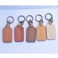 Cadeau créatif : Porte-clés en bois de cerisier avec pendentif polygonal, cadre en cuir et bois DIY pour photos de famille, couple, animaux de compagnie