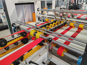 Carpeta de cartón estándar CE, máquina para hacer cajas de cartón corrugado, máquina encoladora - Product Image 3