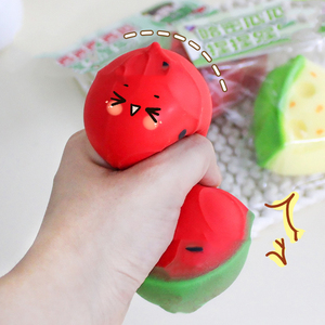 Juguete Antiestrés Súper Suave con Forma de Cubo de Queso, Sandía o Melón, Regalo para Niños y Adultos con un Ambiente Genial - Product Image 2