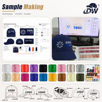 Vente en gros Casquette de camionneur 6 panneaux avec trou maille perforée 10 couleurs Stocks disponibles Casquette de golf unisexe Gorras