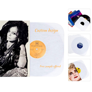 Manchons intérieurs de disque vinyle et papier gratuit | Couvertures d'album avec coins ronds réutilisables | Vestes de disques pour protéger vos célibataires - Product Image 3