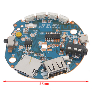 Nouvelle carte PCBA récepteur BT multifonction 3.7 5V, <span class=keywords><strong>décodeur</strong></span> MP3, module amplificateur audio - Product Image 3