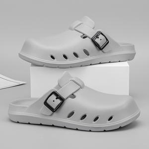 Olicom Original diseño de moda plataforma comodidad punta cerrada zapatillas hombres <span class=keywords><strong>zuecos</strong></span> personalizados zapatos de jardín EVA <span class=keywords><strong>enfermera</strong></span> hombres <span class=keywords><strong>zuecos</strong></span> - Product Image 1