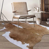 Tapis imprimé vache tapis imprimé Animal mignon pour chambre salon rustique Western décor à la maison tapis en peau de vache