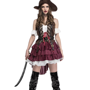 Disfraces de <span class=keywords><strong>Halloween</strong></span> para mujeres piratas somalíes piratas fuera de <span class=keywords><strong>Amazon</strong></span> uniforme de juego - Product Image 1