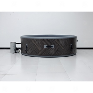 Bain à remous gonflable d'extérieur, <span class=keywords><strong>jacuzzi</strong></span> portable, bain à remous de massage pour jardin, cour arrière - Product Image 6