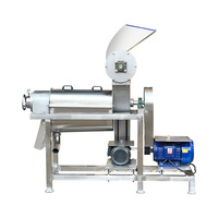 Commerciële roestvrijstalen automatische sapcentrifuge voor appel, wortel, gember, fruit en groenten, industriële spiraalvormige schroef, koude pers