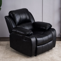 Canapé de massage individuel en cuir PU fonctionnel au design moderne avec télécommande et structure en bois et métal – Vente en gros usine