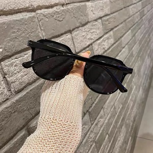 Korean Version Black <b>Tan</b> Anti Blue Light Photochromic Glasses Retro Hipster <b>Face</b> Classic Shade Unisex High-quality UV400 - Product Image 4