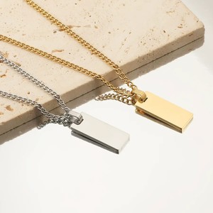 인기 판매 남녀 공용 18K 금도금 스테인리스 스틸 패션 체인 목걸이 - Product Image 5