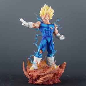 Figurine de collection Dragon <span class=keywords><strong>Majin</strong></span> <span class=keywords><strong>Vegeta</strong></span> avec lumière Super Saiyan <span class=keywords><strong>DBZ</strong></span> 30 cm, figurine en PVC d'anime japonaise, jouet - Product Image 1