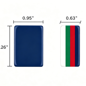 Tuiles de Mahjong Américain en Acrylique et Design Teal, Ensemble de Luxe Personnalisé Gravé, Tuiles de Mahjong Américain pour Jeux Américains - Product Image 6