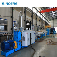 Machine à extrusion de tuyaux en PEHD à grand diamètre à enroulement spiralé à vis unique avec système de contrôle PLC pour eaux pluviales et roulement de moteur énergétique