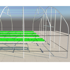 One Kits de gran oferta Marco de siembra de vegetales de un solo tramo Túnel de película plástica Invernadero de fresas - Product Image 2