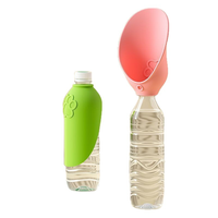 Dispensador de Agua Portátil de Silicona para Mascotas, Botella de Agua Portátil de Silicona para Beber al Aire Libre, para Paseos