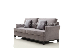 <span class=keywords><strong>Moderno</strong></span> e minimalista di alta qualità tessuto di lino <span class=keywords><strong>grigio</strong></span> divano a tre posti soggiorno spugna riempito divano letto a due posti - Product Image 4