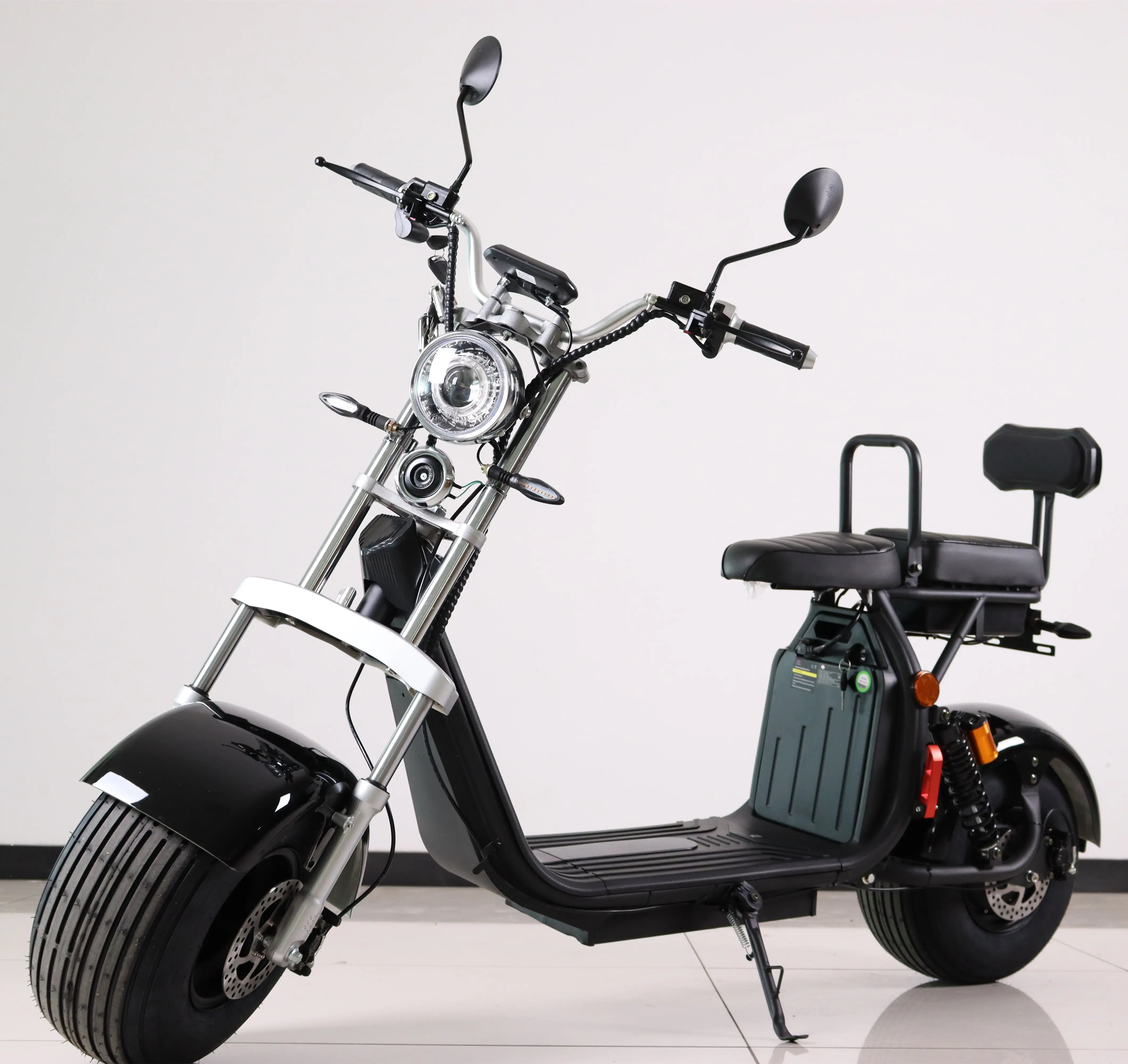 Citycoco — trottinette électrique rétro à 2 roues pour adulte, scooter à auto-équilibrage, 1 pièce