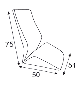 高級モダンなオフィスチェア人間工学的なハイバック圧縮曲げプレート付き - Product Image 3