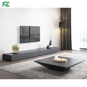 โต๊ะกาแฟรังผึ้งอลูมิเนียมแบบทันสมัยประหยัดพื้นที่ห้องนั่งเล่นชั้นสูงตู้วางทีวีแบบเรียบง่าย - Product Image 3