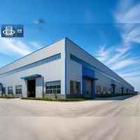 Kits de hangars préfabriqués en structure métallique pour garage, remise, entrepôt
