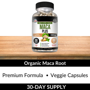 Cápsulas de Raíz de Maca Plus 1505mg con Pimienta Negra, 60 Cápsulas Vegetarianas, Favorece la Vitalidad, Extracto de Raíz de Maca - Product Image 4