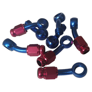 Haofa Motorcycle Brake Line <b>Connector</b> AN3 Aluminum Alloy Ball Joint Fisheye <b>Quick</b> <b>Connector</b> For Retrofit Upgrade - Product Image 1