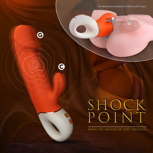 USB-Aufladung IPX7 Wasserdichte simulierte Eichel weibliche Masturbation G-Punkt Stimulus Rabbit <span class=keywords><strong>Vibrator</strong></span> - Product Image 3