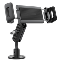 Support mural réglable en alliage d'aluminium YUNKU K20-3 pour tablettes et téléphones portables, avec fixation par perçage pour bateaux et camions