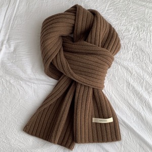 Bufanda de Lana 100% Acanalada de Lujo, Nueva Colección 2026, Lista para Enviar, para Mujer, Cálida para el Invierno - Product Image 2