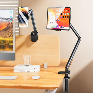 CT09 התאמה אישית סיטונאית במפעל 360 סיבוב שולחן שלוחה מחזיק מעמד אלומיניום למעמדים אוניברסליים למחשב טאבלט - Product Image 5