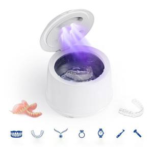Nettoyeur ultrasonique portable de 200 ml pour prothèses dentaires, appareils orthodontiques et bijoux, dispositif de nettoyage haute fréquence 45 kHz - Product Image 3