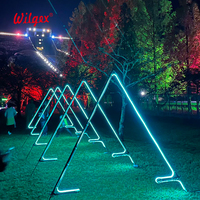 Bande de lumière LED flexible étanche personnalisée prix de la lumière au néon RVB LED Flex Ip68 bande de LED publicité extérieure