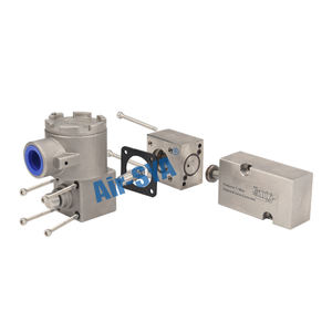 Air-sya AS60 katup Solenoid Stainless Steel, bagian pneumatik tahan ledakan tipe <span class=keywords><strong>Pilot</strong></span> <span class=keywords><strong>2</strong></span> posisi, katup Solenoid Stainless Steel 5 cara - Product Image 2