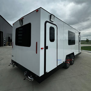 Remorque <span class=keywords><strong>de</strong></span> bureau mobile pour chantier extérieur, conteneur <span class=keywords><strong>de</strong></span> bureau mobile sur roues pour <span class=keywords><strong>la</strong></span> construction, remorque <span class=keywords><strong>de</strong></span> bureau personnalisée - Product Image 1