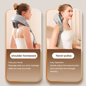 Nuevo Mini relajante portátil acupuntura amasado envoltura eléctrica inteligente calentado Shiatsu chal rodilla cuello y máquina de masaje de hombros - Product Image 4
