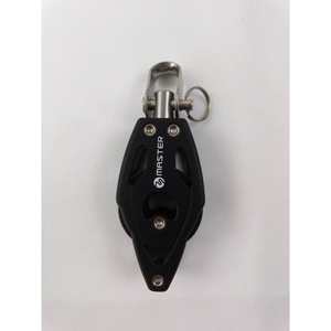 Poulie à bille pour voilier, diamètre de roue 29 mm, roue simple/ pivotante/ avec boucle, diamètre de câble 8 mm, pièces et accessoires BB-0202F - Product Image 5