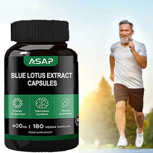 Cápsulas de extracto de Loto Azul 500mg de suplementos de hierbas naturales de etiqueta privada OEM - Product Image 2