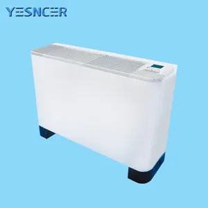 universal exposed surface mounted household water fan coil for Hotel/Station Waiting Room