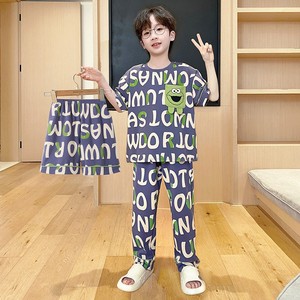 Pijamas Infantiles al por Mayor para Niños, Lindos Pijamas con Estampados <span class=keywords><strong>de</strong></span> Dibujos Animados y Superhéroes, Conjunto <span class=keywords><strong>de</strong></span> <span class=keywords><strong>Pijama</strong></span> Ligero <span class=keywords><strong>de</strong></span> Algodón para Verano - Product Image 4