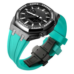 5ème génération personnalisé luxe Mod Kit Ga 2100 bande de Silicone qualité diamant ensemble boîtier de montre pour G Shock <span class=keywords><strong>Ga2110</strong></span> - Product Image 4