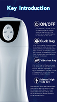 Automatischer Masturbator für Männer mit Vibration und Saugfunktion, Echte Frauengesang-Funktionen, ABS+TPE-Material, 100% Wasserdicht, Weißes Erwachsenenspielzeug
